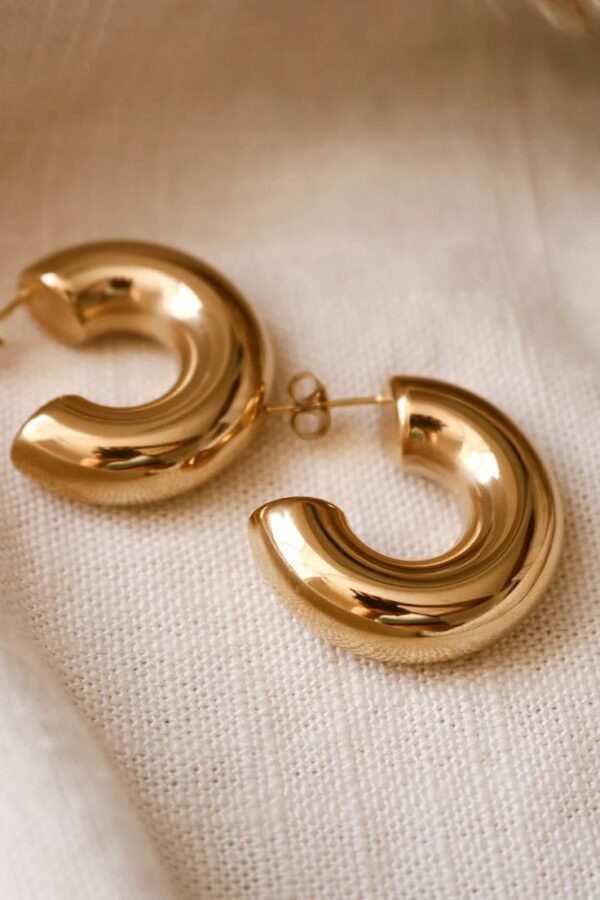 hoop earrings