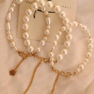 jemma pearl bracelet stack