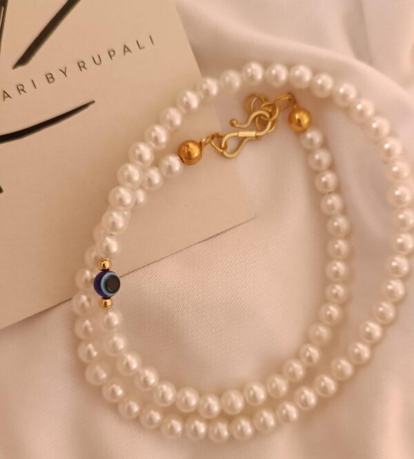 Evil Eye Pearl Necklace