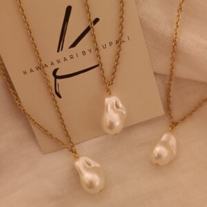 navya baroque pearl necklace